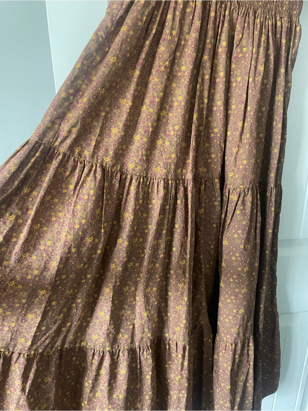 Christy Dawn The Brooklyn Dress in Magenta Blooming Vine Size S - Picture 3 of 9